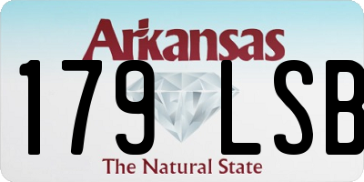 AR license plate 179LSB