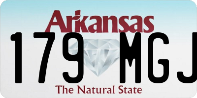 AR license plate 179MGJ
