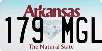 AR license plate 179MGL