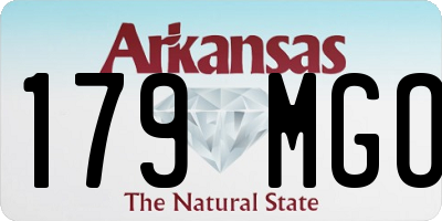 AR license plate 179MGO