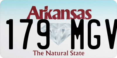 AR license plate 179MGV