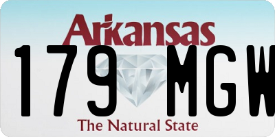 AR license plate 179MGW