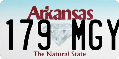 AR license plate 179MGY