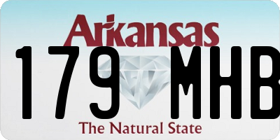 AR license plate 179MHB