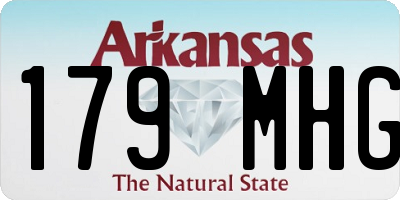 AR license plate 179MHG