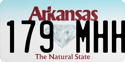 AR license plate 179MHH