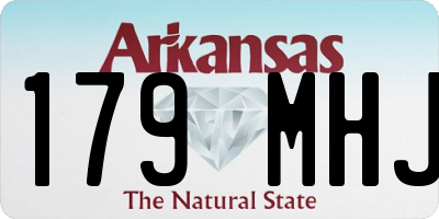 AR license plate 179MHJ