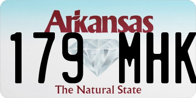 AR license plate 179MHK