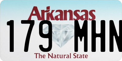 AR license plate 179MHN