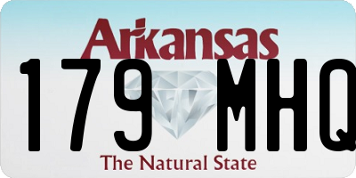 AR license plate 179MHQ