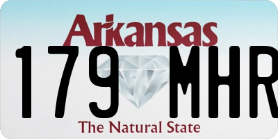 AR license plate 179MHR