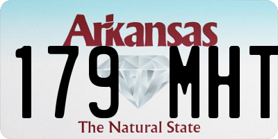 AR license plate 179MHT