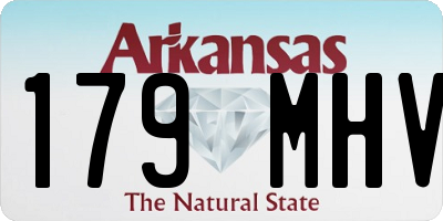 AR license plate 179MHV