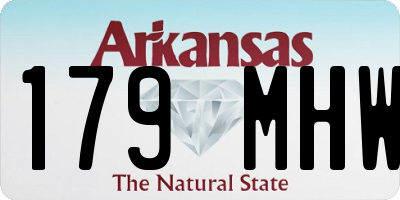 AR license plate 179MHW