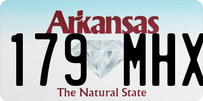 AR license plate 179MHX