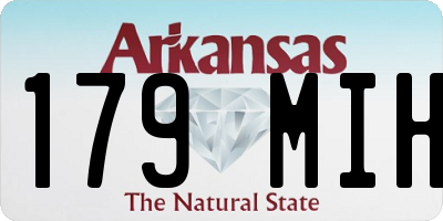 AR license plate 179MIH