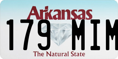 AR license plate 179MIM