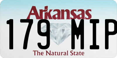 AR license plate 179MIP