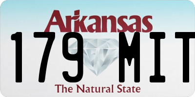 AR license plate 179MIT