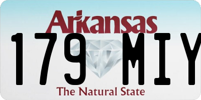 AR license plate 179MIY