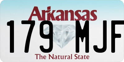 AR license plate 179MJF