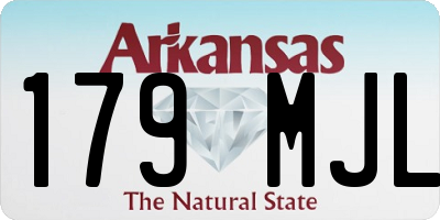 AR license plate 179MJL