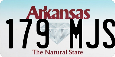 AR license plate 179MJS