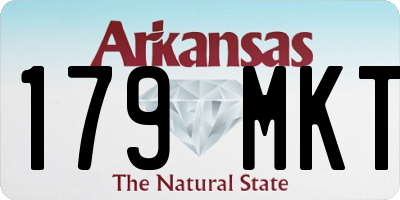 AR license plate 179MKT