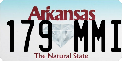 AR license plate 179MMI