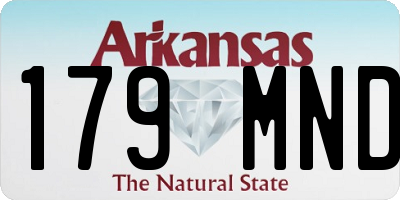 AR license plate 179MND