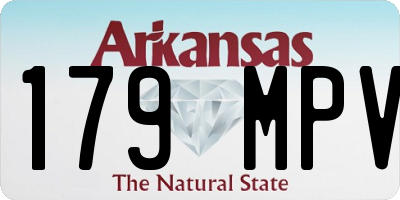AR license plate 179MPV