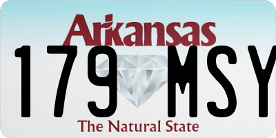 AR license plate 179MSY