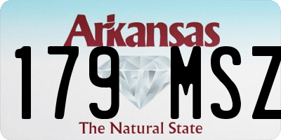 AR license plate 179MSZ