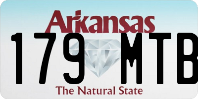AR license plate 179MTB