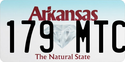AR license plate 179MTC