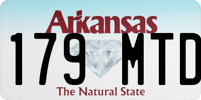 AR license plate 179MTD