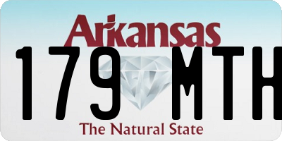 AR license plate 179MTH