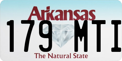 AR license plate 179MTI