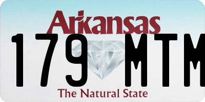 AR license plate 179MTM