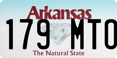 AR license plate 179MTO