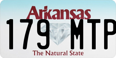 AR license plate 179MTP