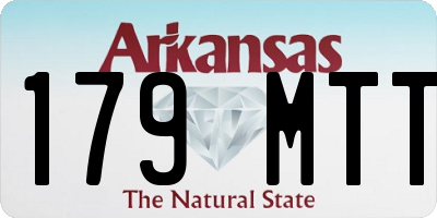 AR license plate 179MTT