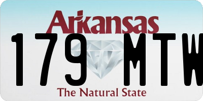 AR license plate 179MTW