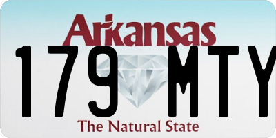 AR license plate 179MTY