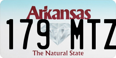 AR license plate 179MTZ