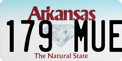 AR license plate 179MUE