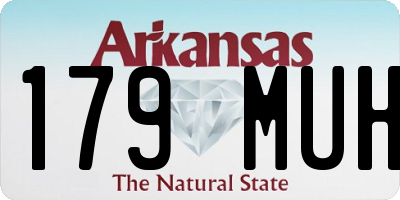 AR license plate 179MUH