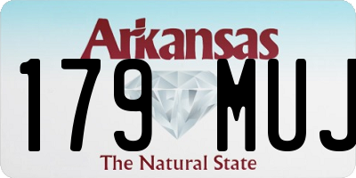 AR license plate 179MUJ