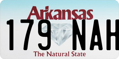 AR license plate 179NAH
