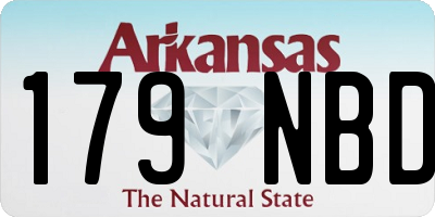 AR license plate 179NBD